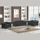 Button tufted sofa